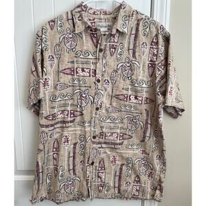 Bishop St. Apparel vintage men's Hawaiian print shirt.
